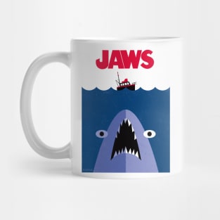 Jaws Cartoon Poster Mug